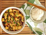 Đậu phụ mapo xốt nấm