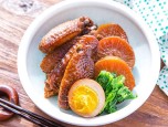 Cánh gà om củ cải