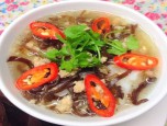Bánh đúc nóng ngon lạ miệng ngày thu