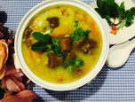 Cháo đuôi bò hầm