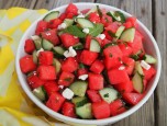 Trổ tài cùng Salad dưa hấu và dưa chuột độc đáo