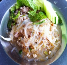 Thai Spicy Pork Salad