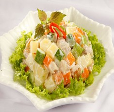 Salad thịt gà khoai tây