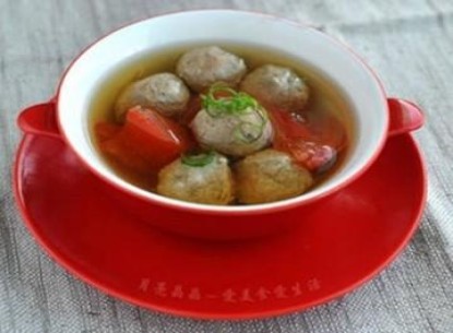 Canh mọc bò cà chua 