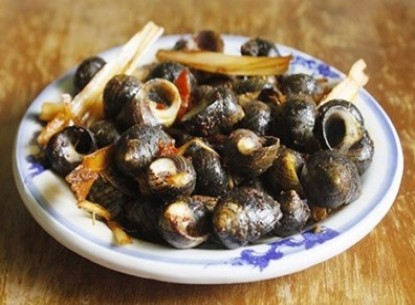Ốc xào sả ớt