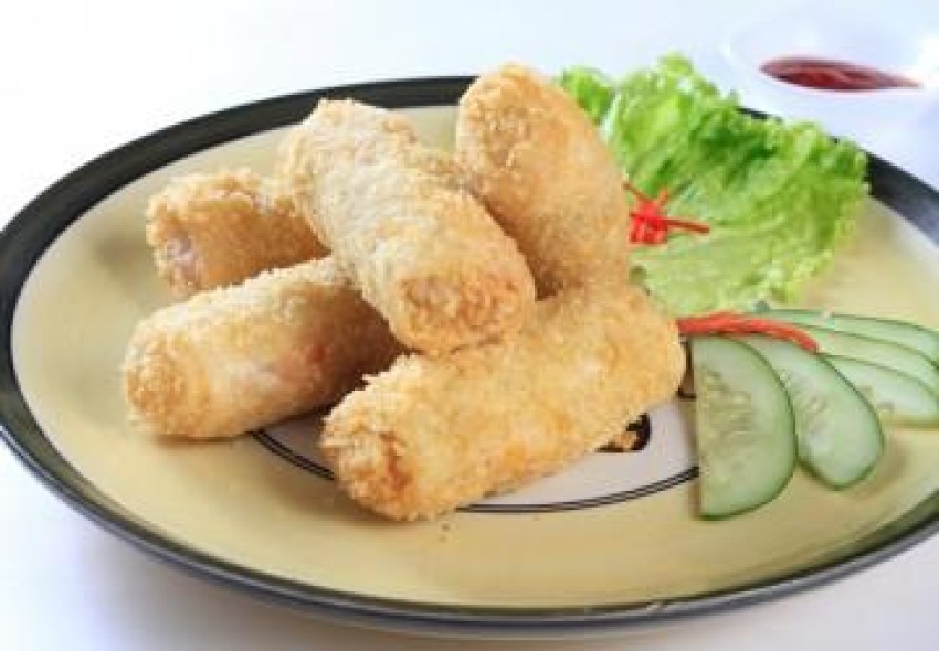 Chả Gio Hải Sản Xốt Mayonnaise Cong Thức Amthuc365