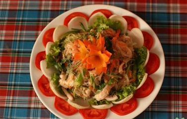 salad miến hải sản