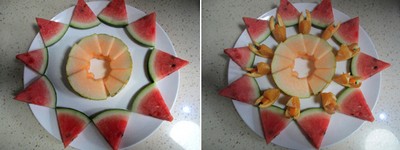 Cách hay cho bạn có 3 đĩa trái cây ngon và đẹp 7