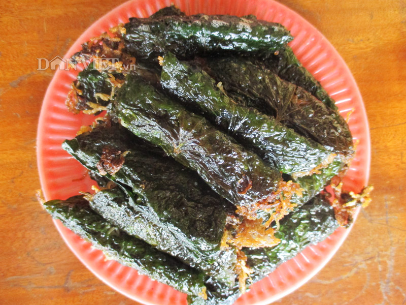 Thịt nhái cuốn lá lốt