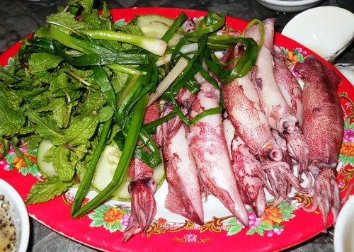 mực cơm biển ngang