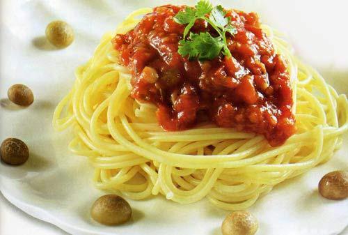 Lạ miệng món ngon thanh đạm, Ẩm thực, am thuc, món ngon, chả đậu phụ, spaghetti, phô mai, đậu bo, khoai tây, bơ