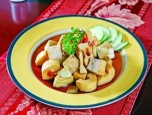 Măng le kho đậu phụ