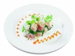 Ba rọi xông khói cuộn giá chiên
