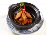 Chả lụa rim nước mắm