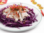 Gỏi gà bắp cải tím