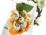 Phi lê cá lóc cuộn tương xí muội