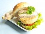Burger rau củ
