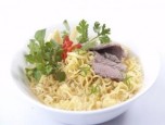 Mì bò xà lách xoong