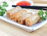 Chả giò cà tím tôm khô