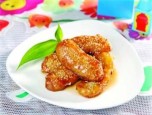 Chuối chiên mật ong