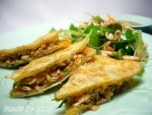 Bánh hành chiên tép