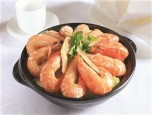 Tôm sú đốt lò