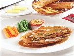 Gà xốt nấm