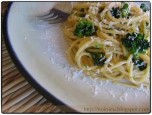 Mì Ý nấu bông cải xanh