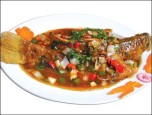 Cá chẽm xốt Tứ Xuyên