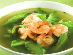 Canh chua tôm đậu rồng