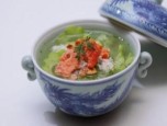 Canh khổ qua nấu cua gạch