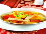 Canh tàu hủ ki bí đỏ