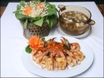 Lẩu cua tôm thẻ 