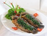 Cá rô nướng ớt