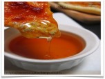 Pizza phô mai chấm mật ong