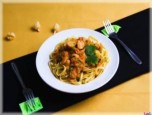 Pasta nấm xốt kem cà chua