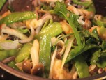 Đậu Hà Lan xào tôm, nấm