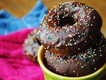 Bánh donut chocolate