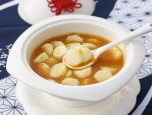 Canh bí đỏ khoai sọ
