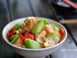 Mướp hương xào quẩy