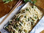Thịt bò xào măng tươi