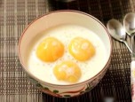 Chè khoai lang nhân đậu xanh