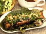 Cá nướng chấm mắm me