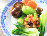 Nấm đông cô cải thìa xốt rau củ