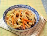 Mực xào nấm