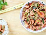 Tôm rang sấu