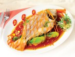 Cá hấp nước tương