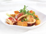 Mực kho củ cải