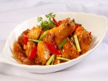 Gà kho củ cải muối