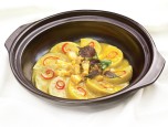 Cà bát om thịt ba chỉ